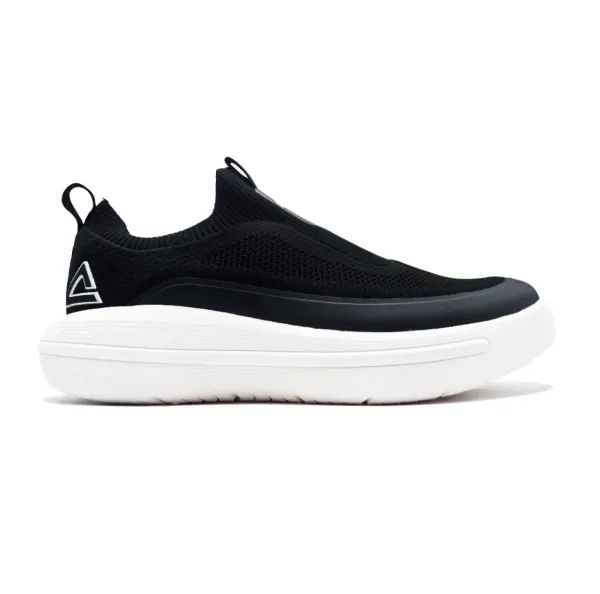 PEAK SLIP ON CASUAL BLACK WHITE
