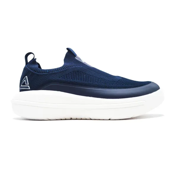 PEAK SLIP ON CASUAL NAVY WHITE