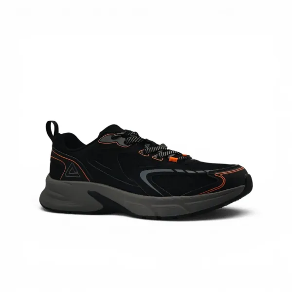 Peak Running Shoes Black/Paloma Gray/Orange