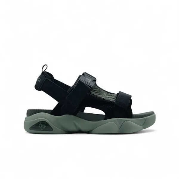 Peak Sandals Black/Olive Green