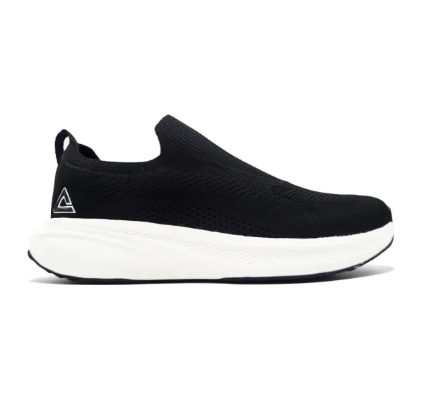 PEAK SLIP ON CASUAL BLACK WHITE