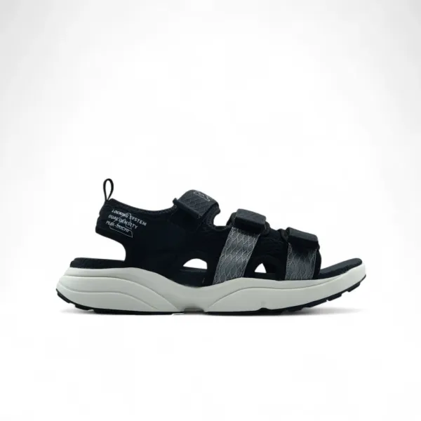 Peak Sandals Black/Grey/Milky White