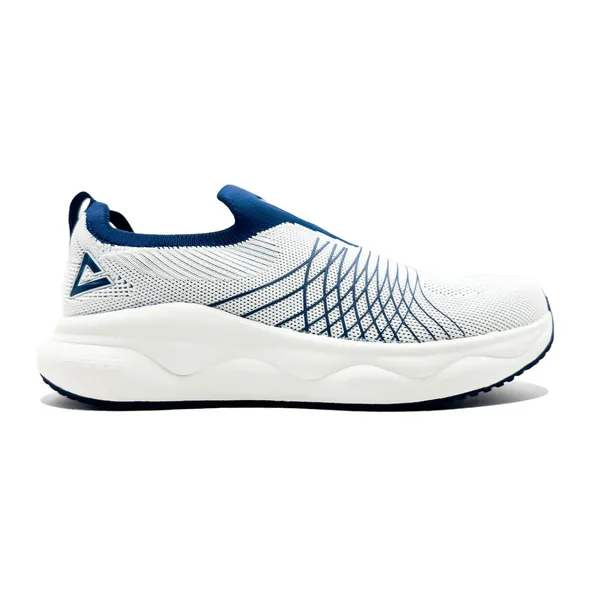 PEAK CASUAL SLIP ON WHITE NAVY